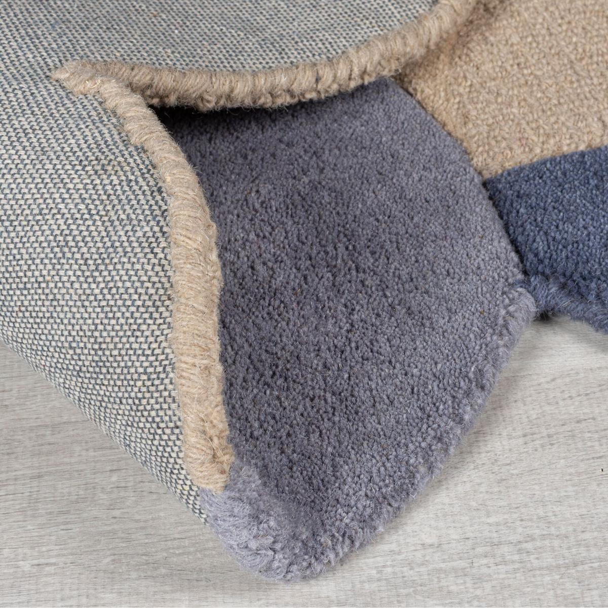 TEPPICH aus Wolle HALLEIN in Rost, geometrisch, 120 x 170 cm - Multicolor, Textil (170/120cm) - KADIMA DESIGN