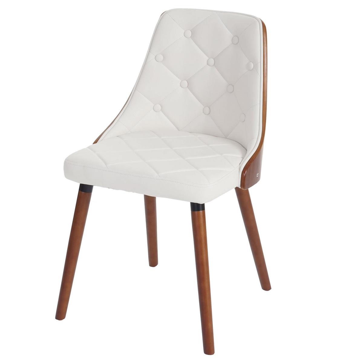 ESSZIMMERSTUHL White 2er-Set - Weiß, Textil (50/82/53cm) - MCW