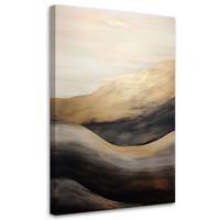 KUNSTDRUCK Gold 60/90 cm - Goldfarben, Textil (60/90cm) - KUNSTLOFT