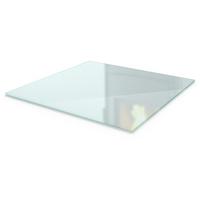 GLASBODENPLATTE für Kaminofen 60x60 cm – Milchglas Optik - Transparent, Glas (60/50/0.4cm) - TULUP