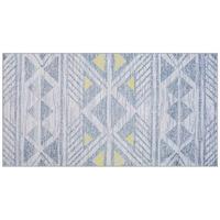 KURZFLOR-TEPPICH Kargi 150/80 cm - Grau, Kunststoff (80/150cm) - Beliani