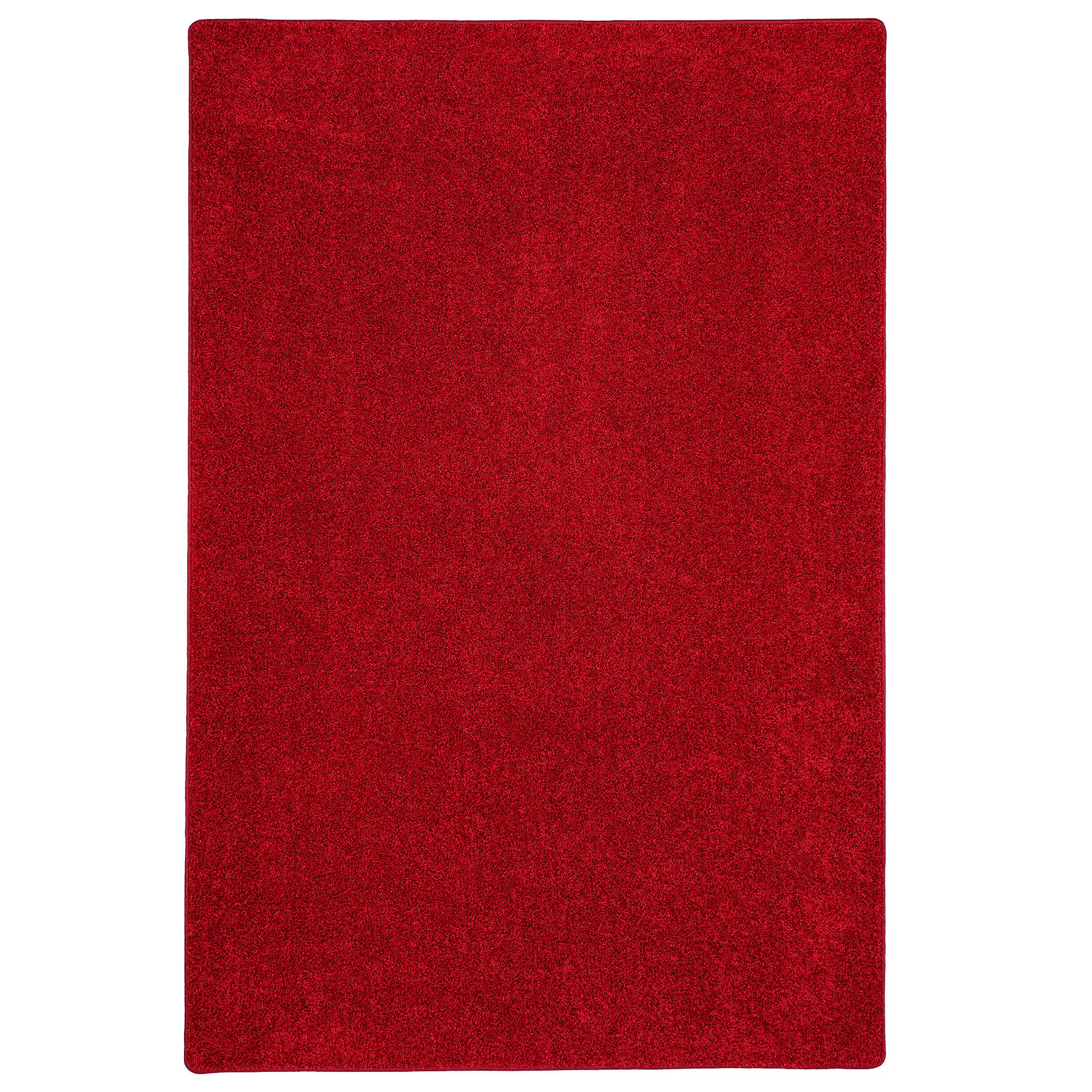 HOCHFLOR LANGFLOR TEPPICH COTTAGE - Rot, Textil (140/200cm) - Snapstyle