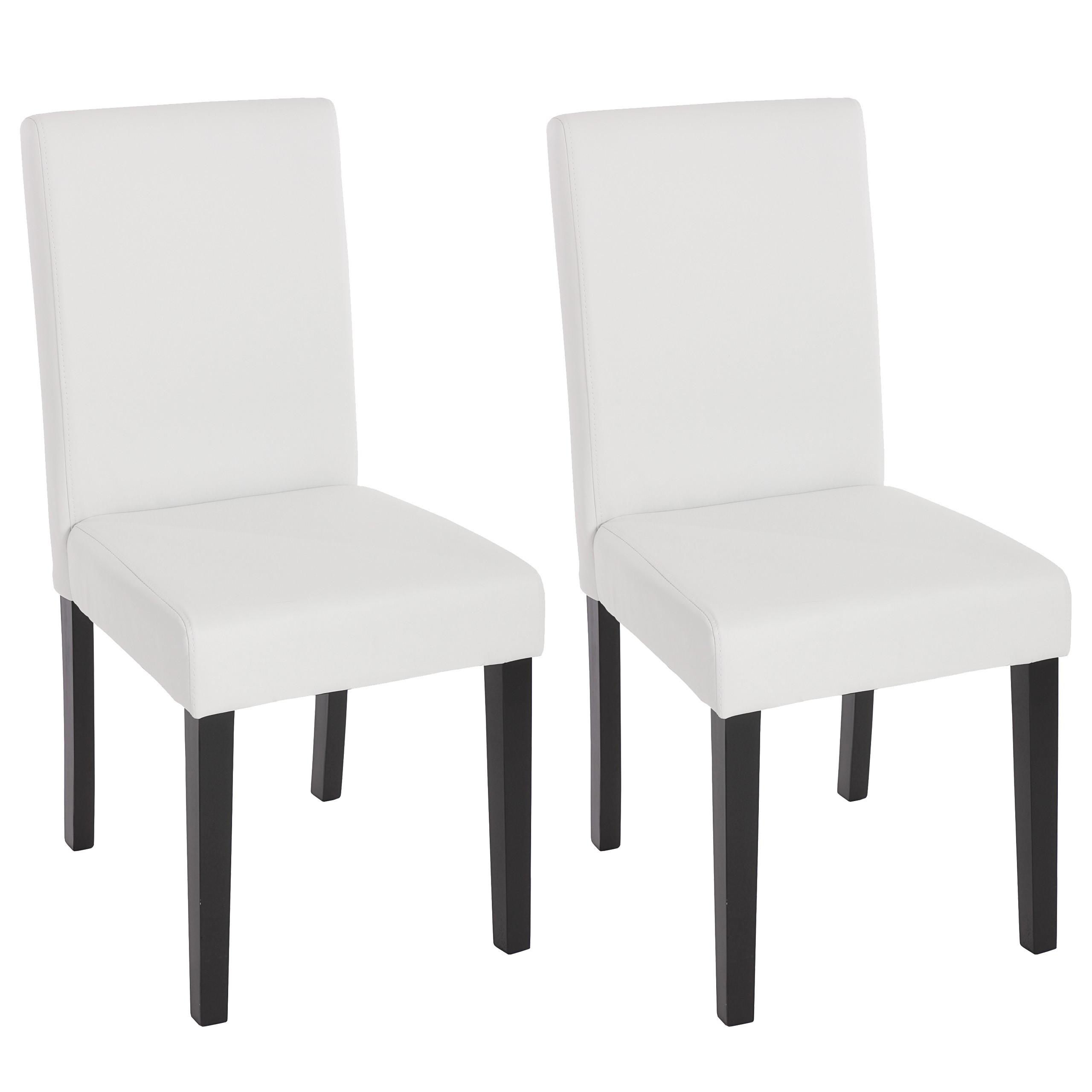 ESSZIMMERSTUHL Weiß 2er-Set - Weiß, Textil (43/90/56cm) - MCW