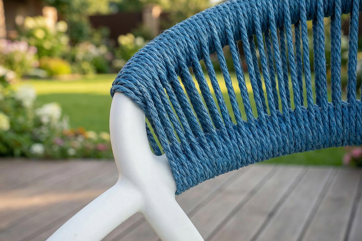 GARTENSTUHL KISO Blau Kunststoff Stapelbar (1er-Set) - Dunkelblau, Kunststoff (54/79/58cm) - KAWOLA
