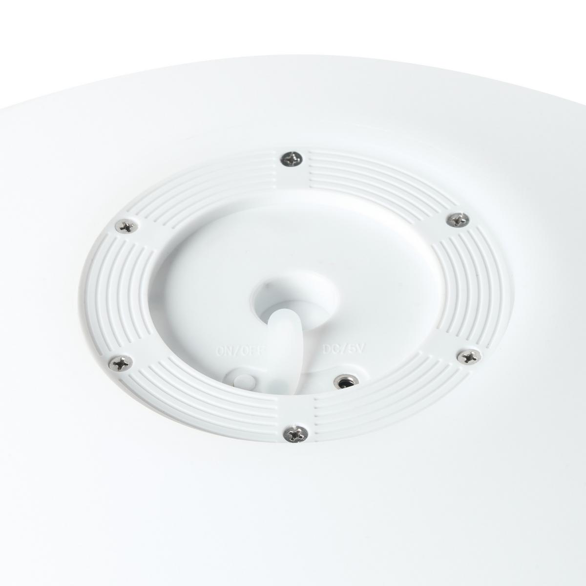 LED- KUGELLEUCHTE Weiß Jocoy - Weiß, Kunststoff (38/38/38cm) - Beliani