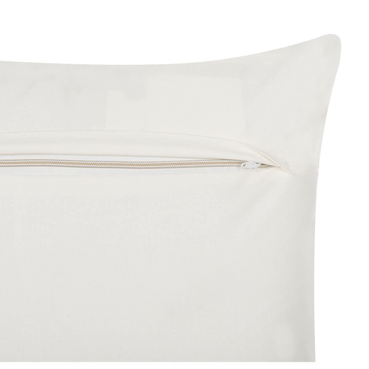 DEKOKISSEN Dunkelblau 45/45 cm Koodal - Dunkelblau, Naturmaterialien/Textil (45/45cm) - Beliani