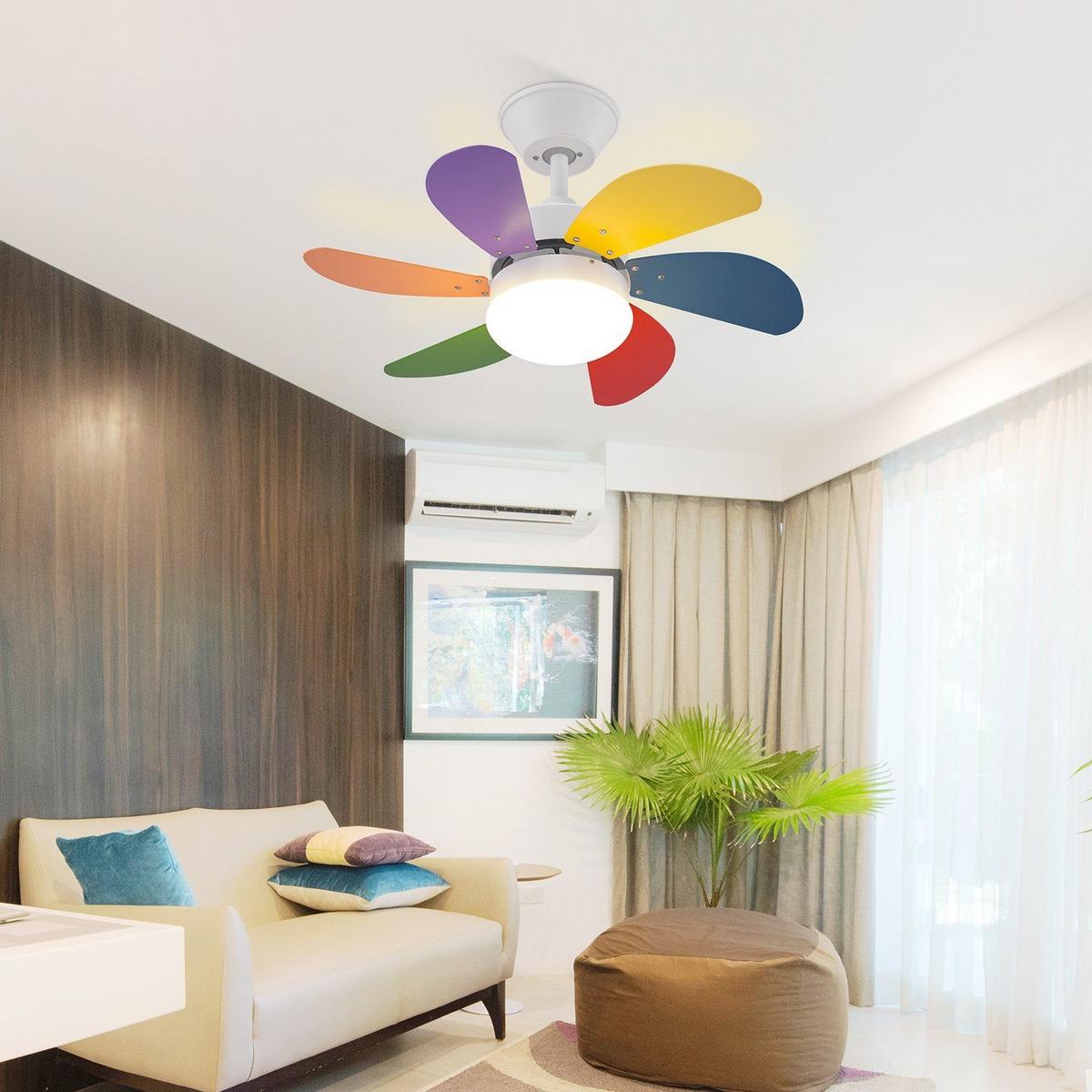 DECKENVENTILATOR Emmen II 75/75/43cm - Multicolor, Metall (75/75/43cm) - Nettlife