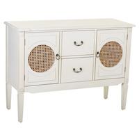 ANRICHTE aus Holz 106x40x78 Cm - Weiß, Holz (106/40/78cm) - Wanderlust