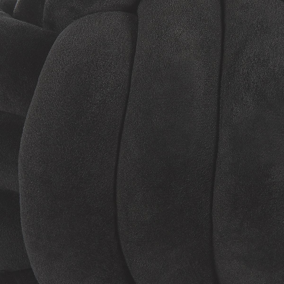 DEKOKISSEN Schwarz 30/30 cm Malni - Schwarz, Textil (30/30cm) - Beliani