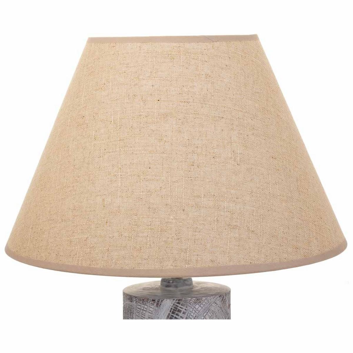 LAMPE aus Polyresin, weiß - Weiß, Stein (14.5/14.5/51cm) - Wanderlust