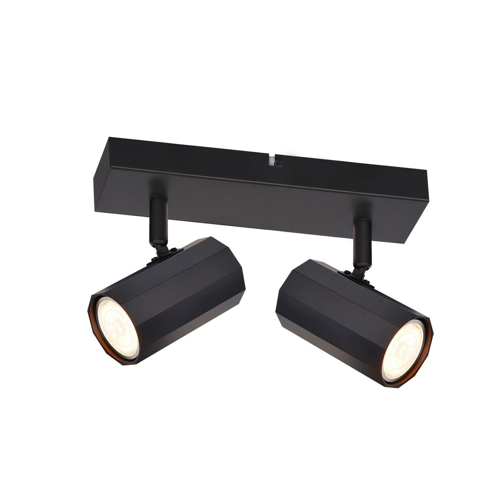 STRAHLER Dankbarkeit 2-flammig 26/11/3 cm - Schwarz, Metall (26/11/3cm) - ZMH