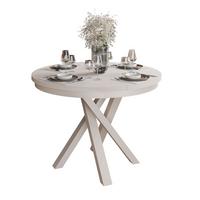 ESSTISCH LUMI, Kaschmir - Kaschmir, Holzwerkstoff (100/100/75cm) - Lookway