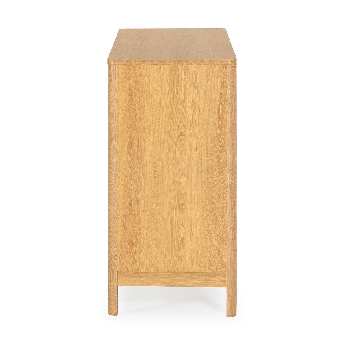 SIDEBOARD Nassau 3 türen Eichenfarbe - Honigeiche, Holzwerkstoff (120/80/40cm)