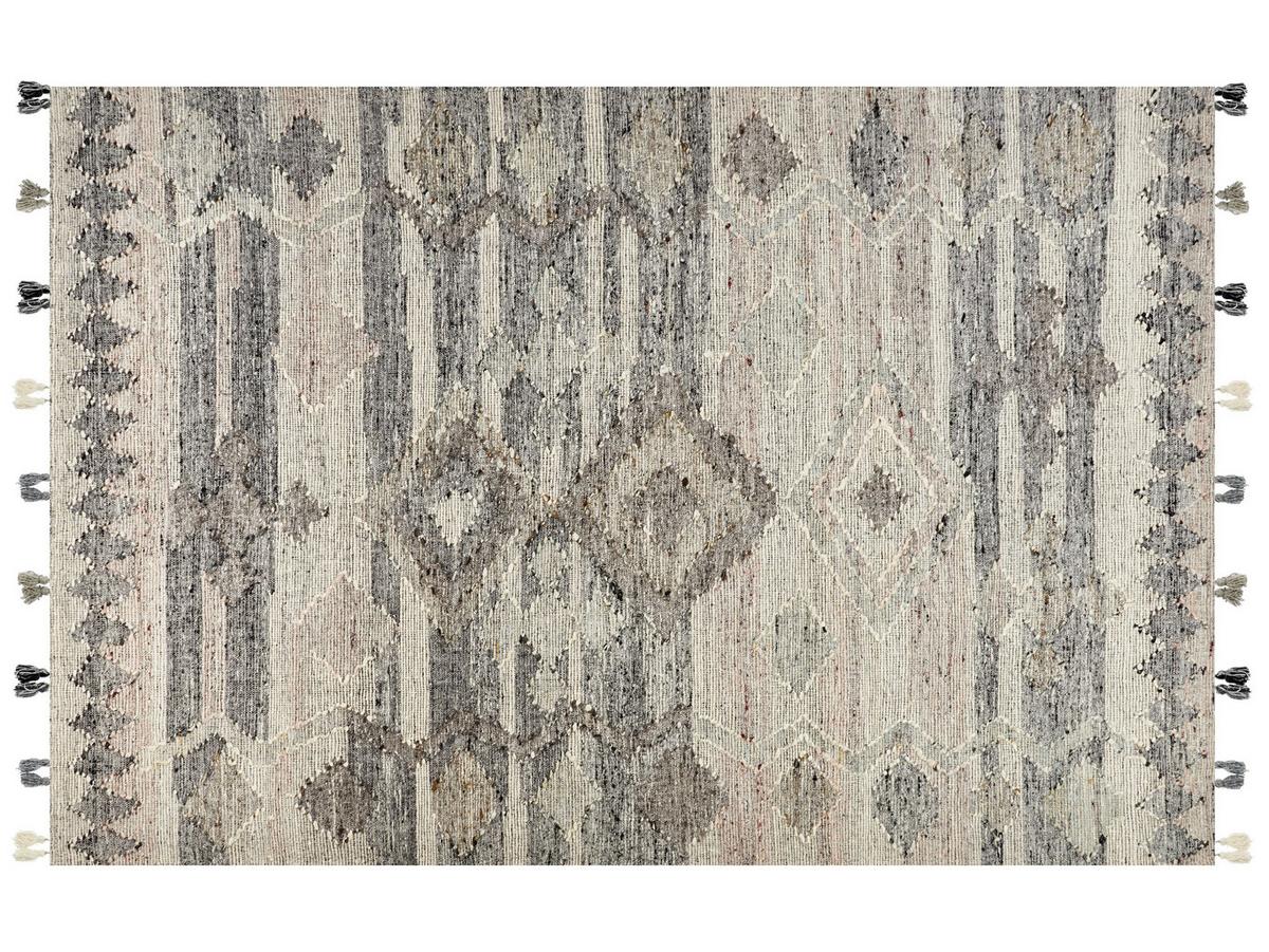 KURZFLOR-TEPPICH Aratashen 300/200 cm - Grau, Textil (200/300cm) - Beliani