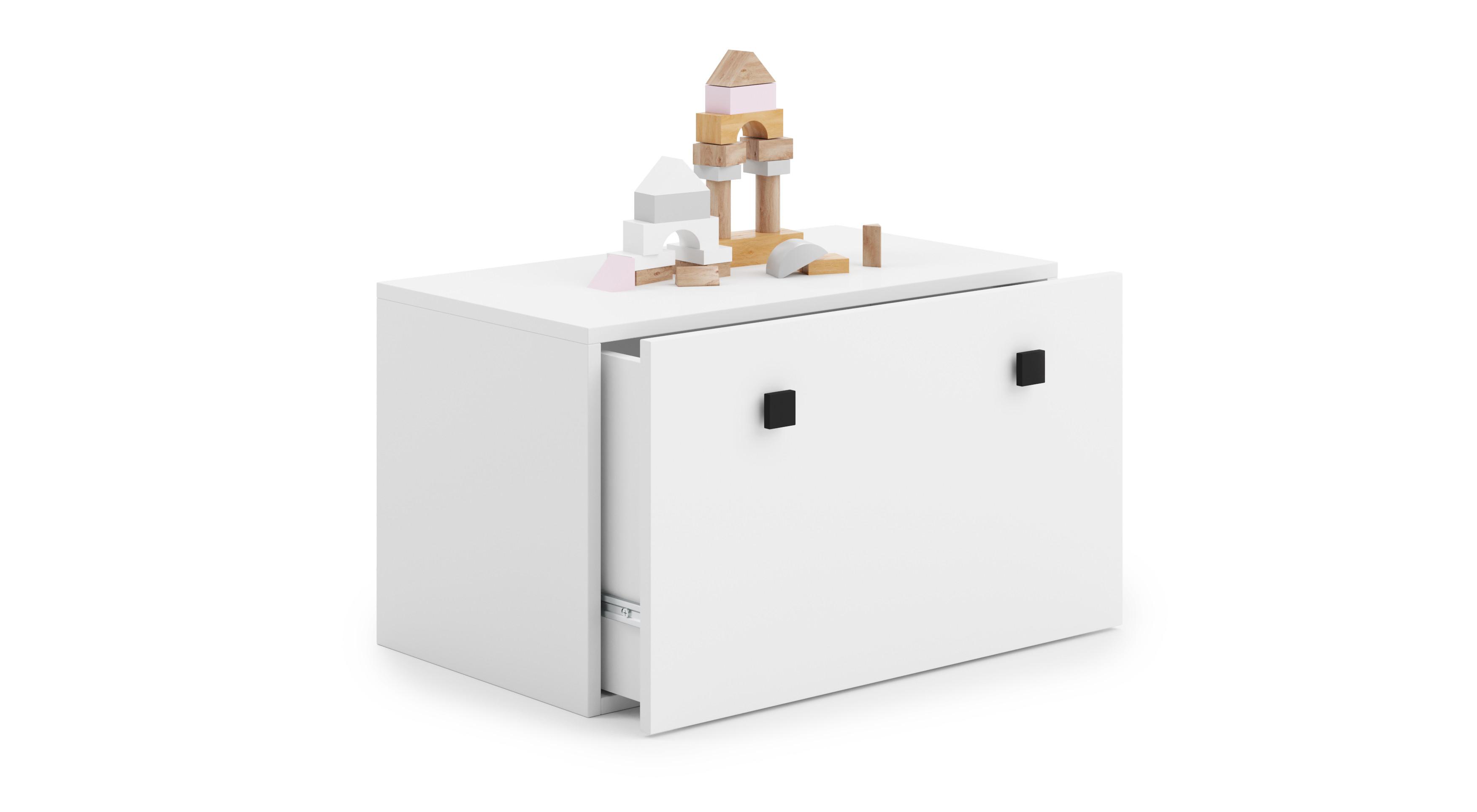SPIELZEUGTRUHE Inga - Weiß, Holzwerkstoff (71/42cm) - RAUMHIRSCH FURNITURE