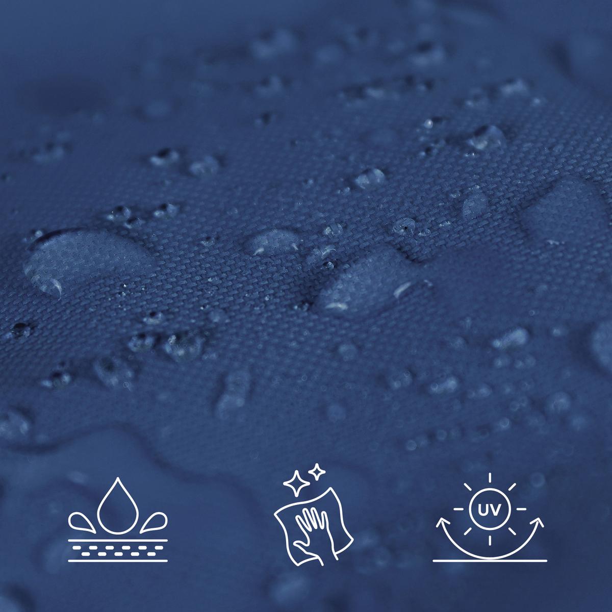 SITZSACK Gaming Stuhl für Indoor und Outdoor - Blau/Dunkelblau, Kunststoff (90/73/84cm) - icon