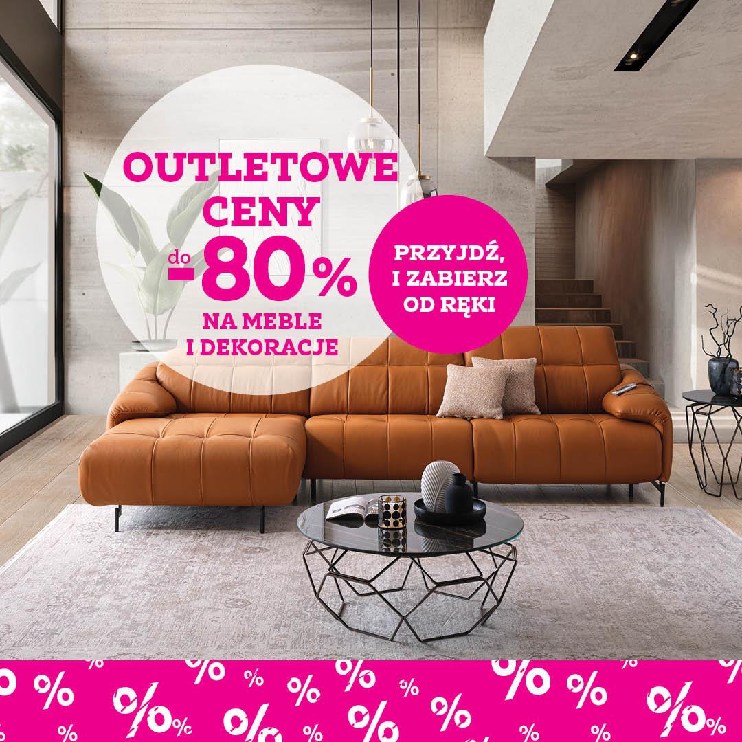 Wyprzedażowe meble i dekoracje do 80%