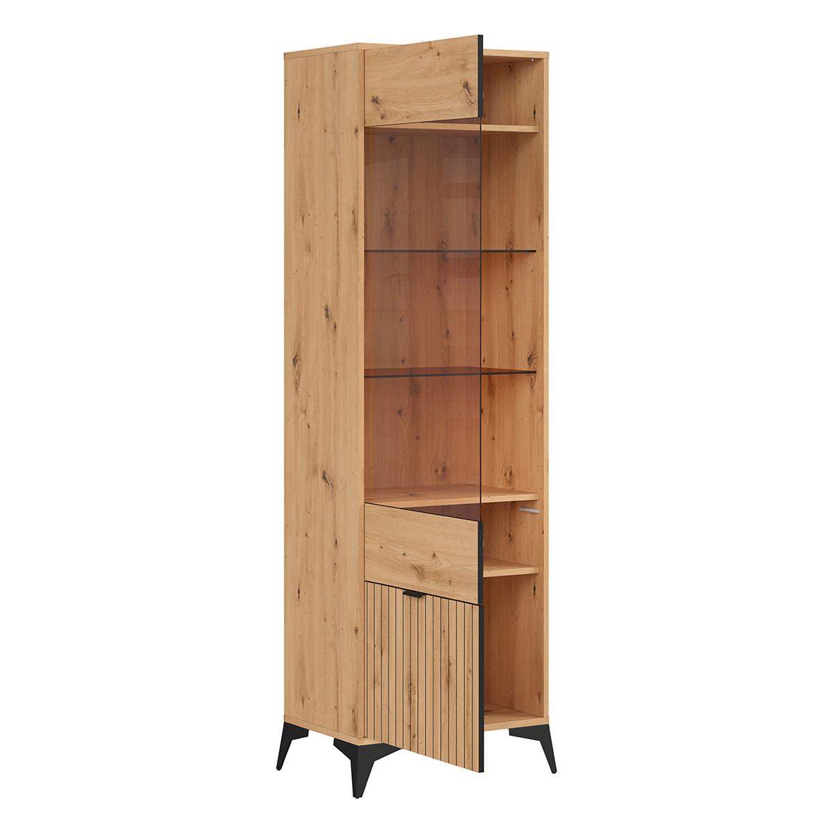 VITRINE Mao Holz - Braun, Holzwerkstoff (60/197/41cm) - Petits-meubles