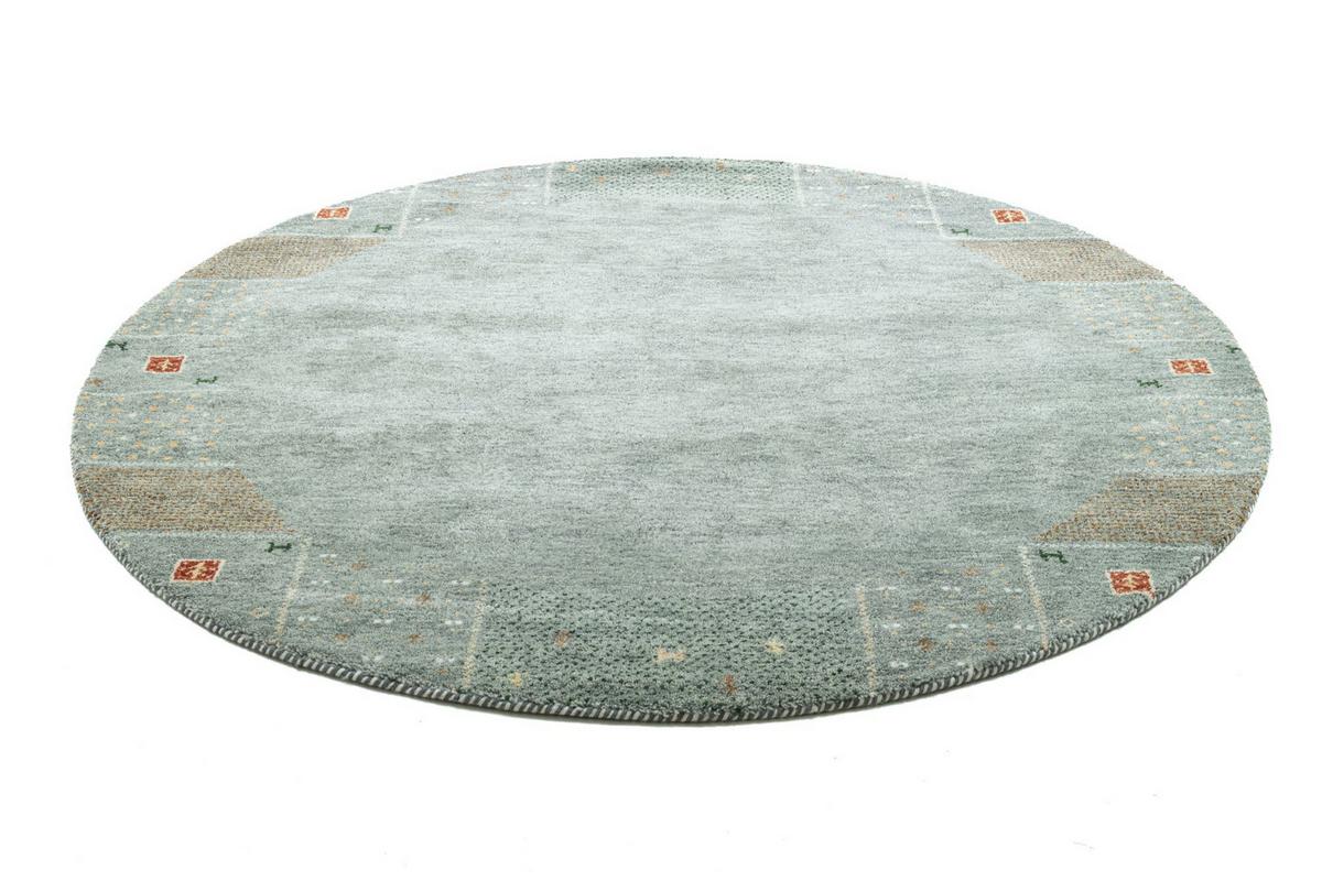 HANDKNÜPFTEPPICH Denver 190x190 cm - Grau, Textil (190/190cm) - THEKO