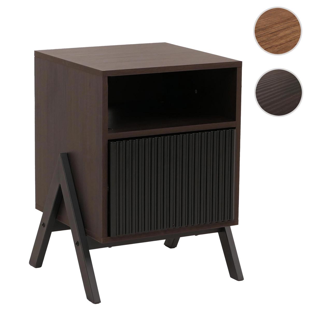 NACHTTISCH rechteckig Braun - Braun, Holz (40/59/40cm) - MCW