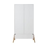 KINDERKLEIDERSCHRANK Lotta, 2-türig - Weiß, Holzwerkstoff (117/199/50cm) - RAUMHIRSCH FURNITURE
