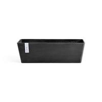 BLUMENTOPF mit Wasserreservoir Bruges 44,8/17/17,3 cm Dunkelgrau - Dunkelgrau, Kunststoff (44.8/17.3cm) - Ecopots