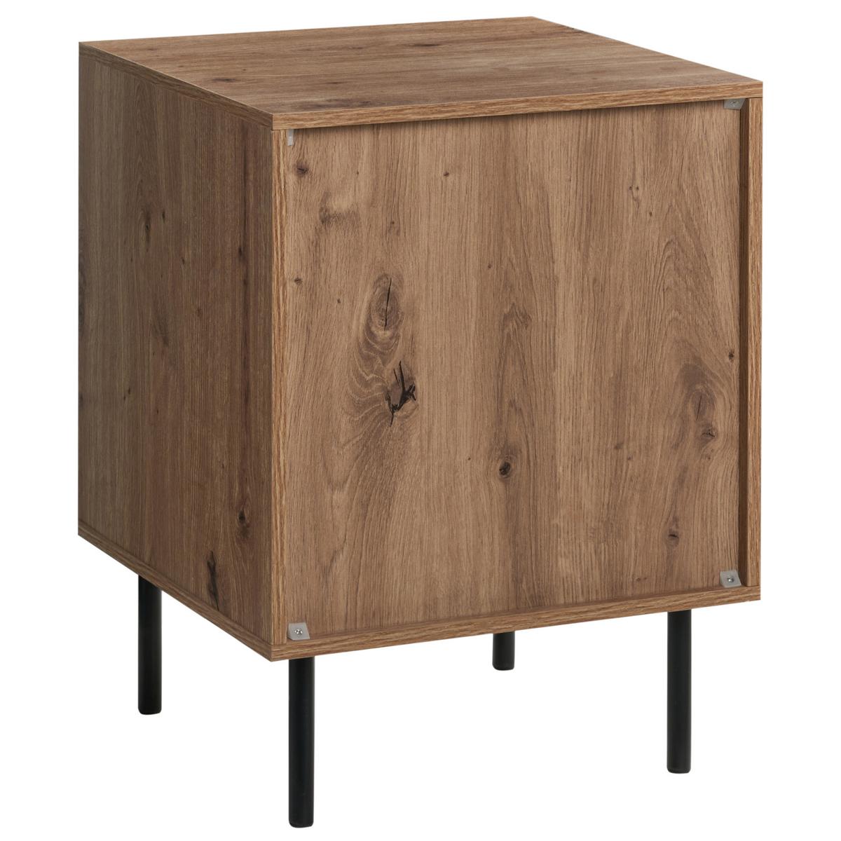 NACHTTISCH mit 2 Schubladen Hellbraun Walgett - Hellbraun, Holzwerkstoff (39/40/54cm) - Beliani