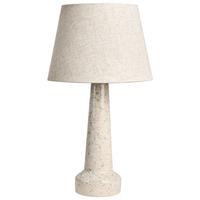 TISCHLAMPE Keramik Hellbeige Humuya - Blau/Beige, Keramik (28/28/50cm) - Beliani
