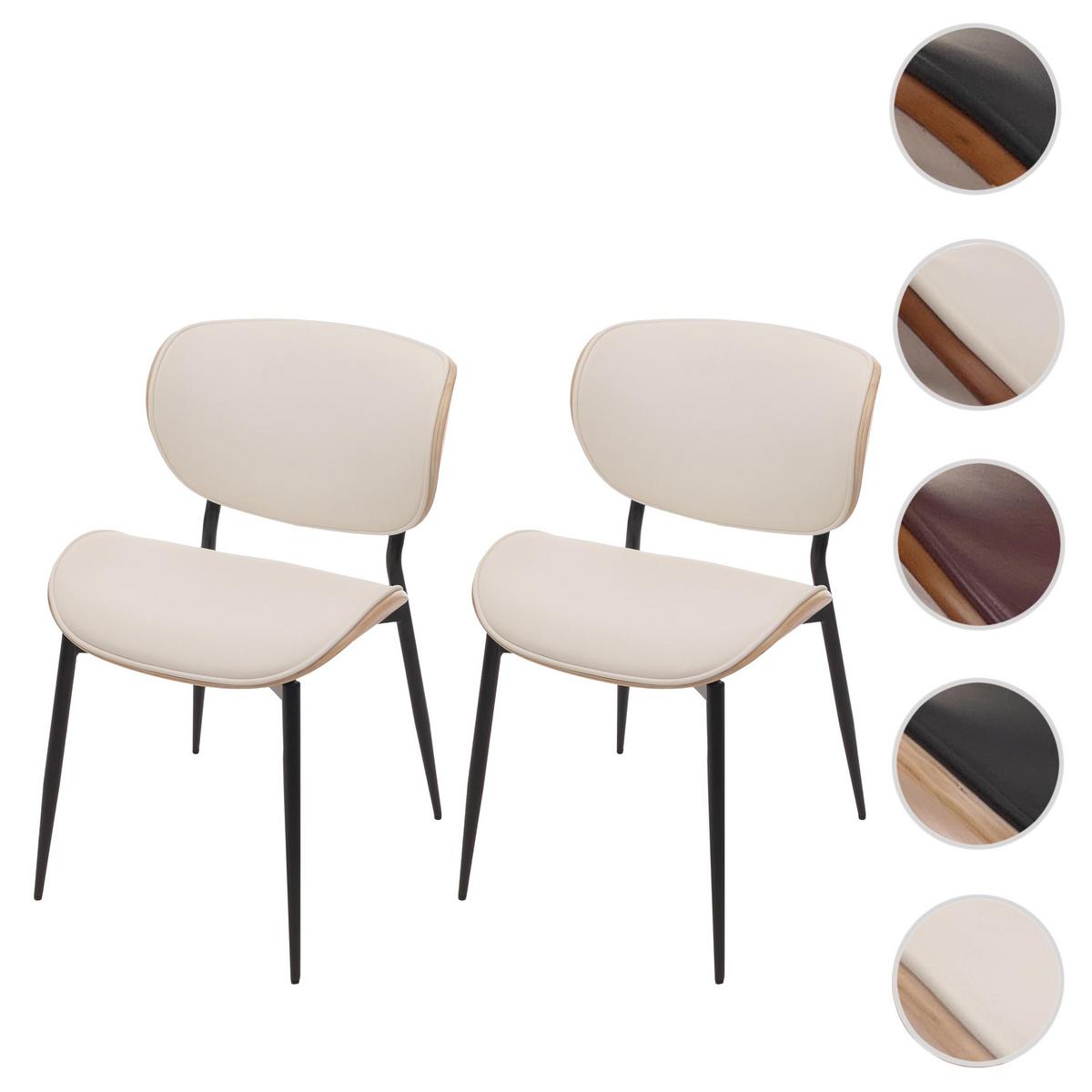 ESSZIMMERSTUHL Beige, Weiß - Beige/Weiß, Textil (50/80/51cm) - MCW