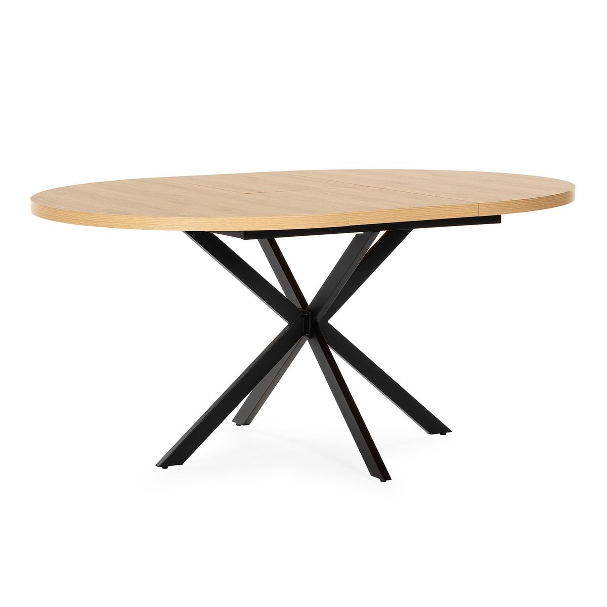 ESSTISCH Murano Eiche-Optik, 120-160 cm - Eichefarben, Holzwerkstoff (120/120/75cm) - VS Venta-stock
