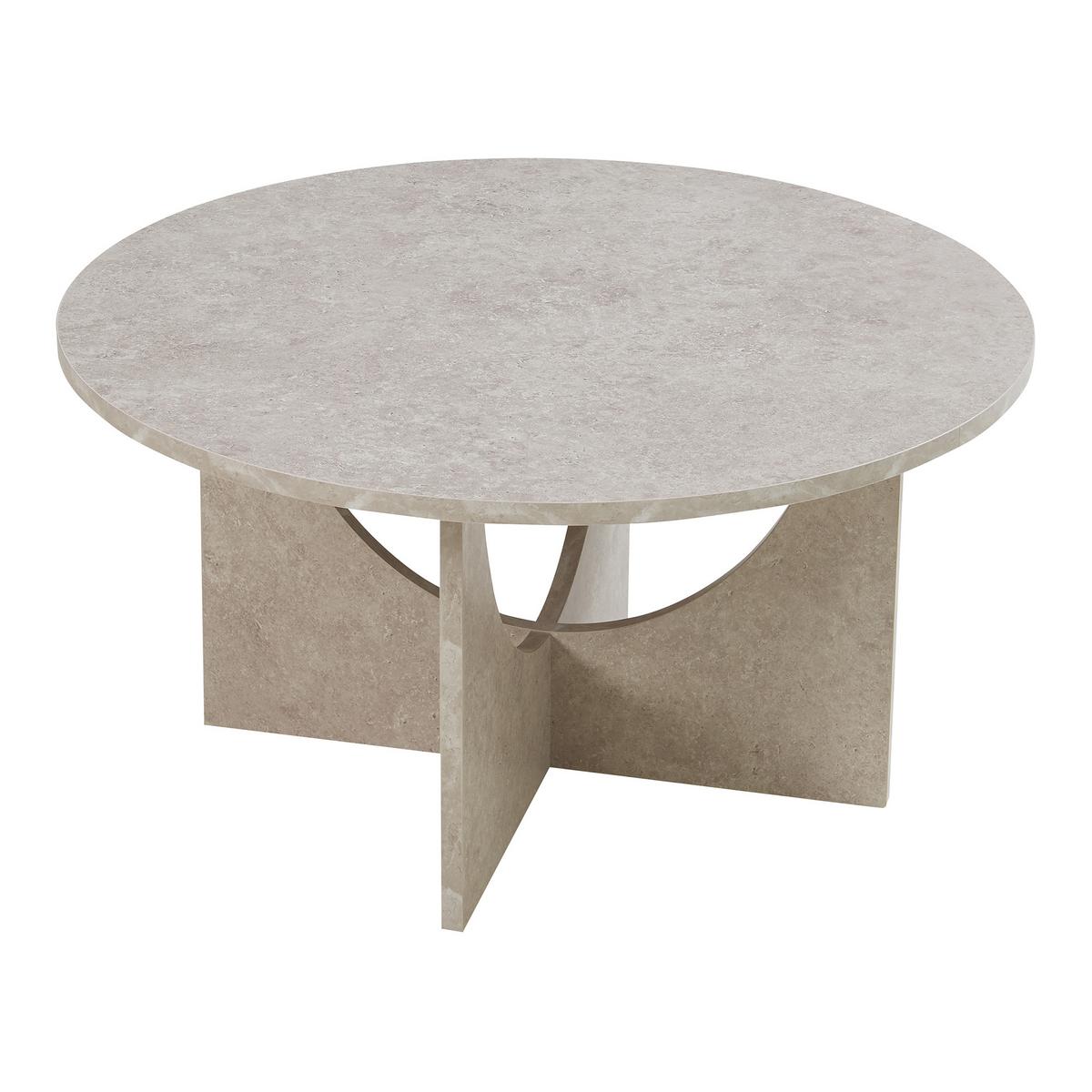 COUCHTISCH Rindal 80/42 cm - Grau, Holzwerkstoff (80/80/41.5cm) - [en.casa]