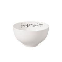 BOL LIEBLINGSMENSCH Statement weiß ø 13,8 cm - Weiß, Keramik (13.8cm) - Villeroy & Boch