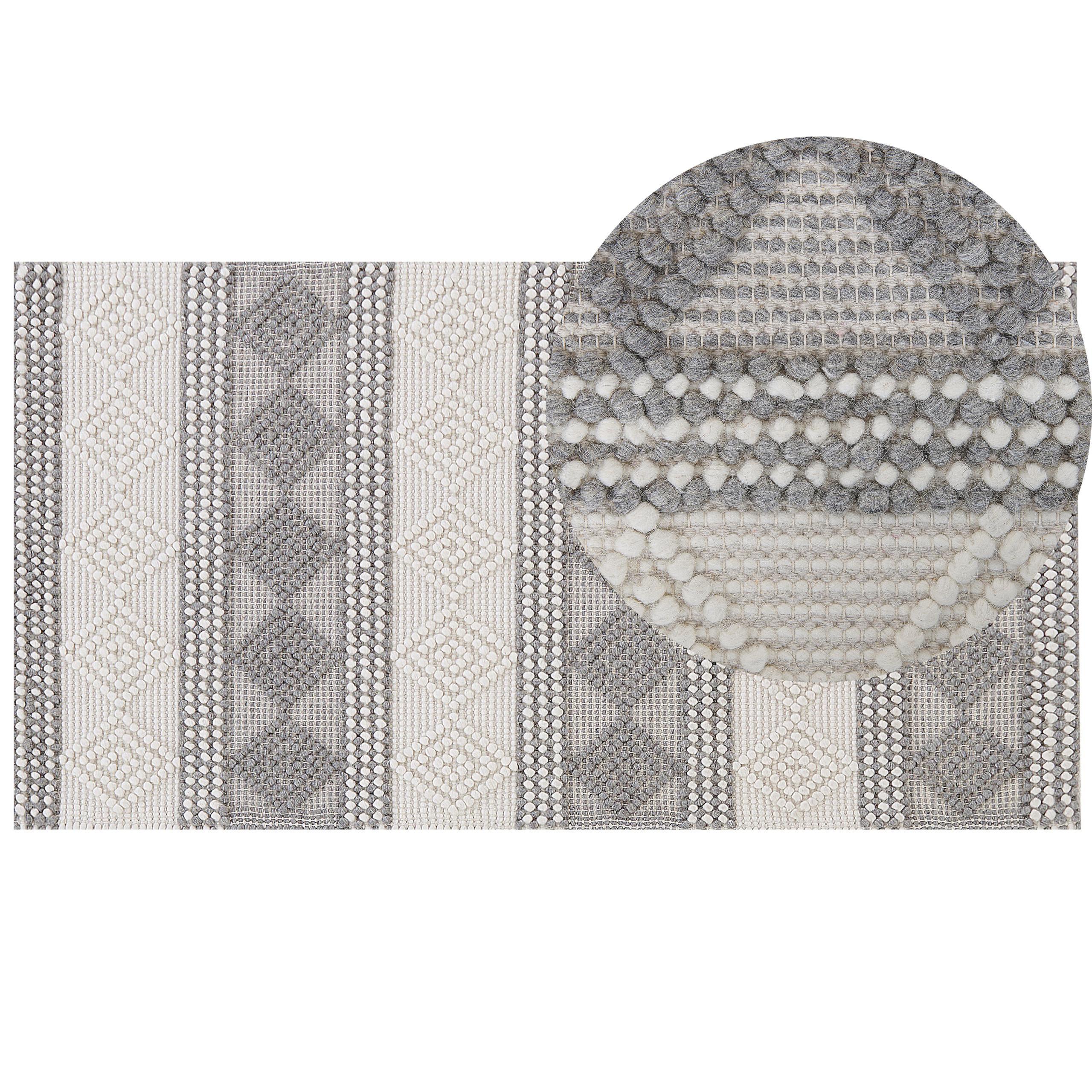 KURZFLOR-TEPPICH Bozova 150/80 cm - Beige, Textil (80/150cm) - Beliani