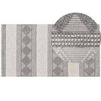 KURZFLOR-TEPPICH Bozova 150/80 cm - Beige, Textil (80/150cm) - Beliani