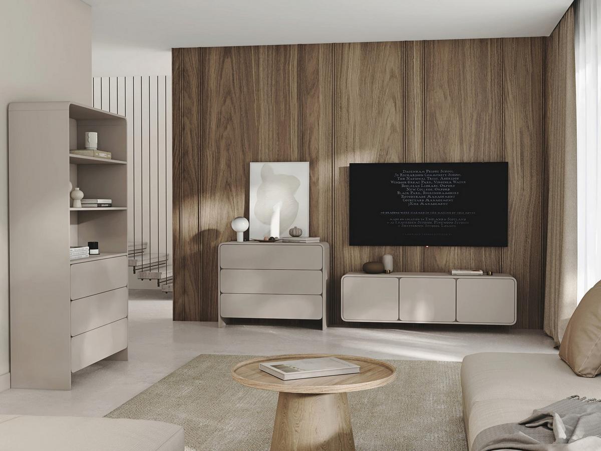 KOMMODE Lummo Kaschmir 100 cm - Kaschmir, Holzwerkstoff (100/80.5/39cm) - Selsey