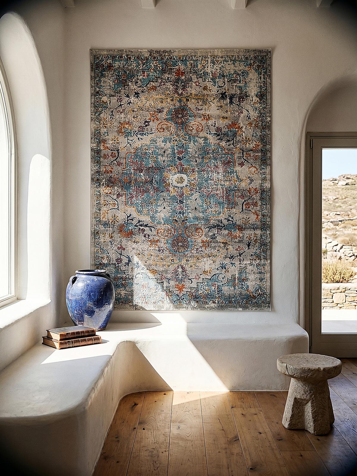 TEPPICH Outdoor Orientalisch LIMMAT Polypropylen Mehrfarbig 120 x 170 cm - Multicolor, Textil (120/170cm) - KADIMA DESIGN