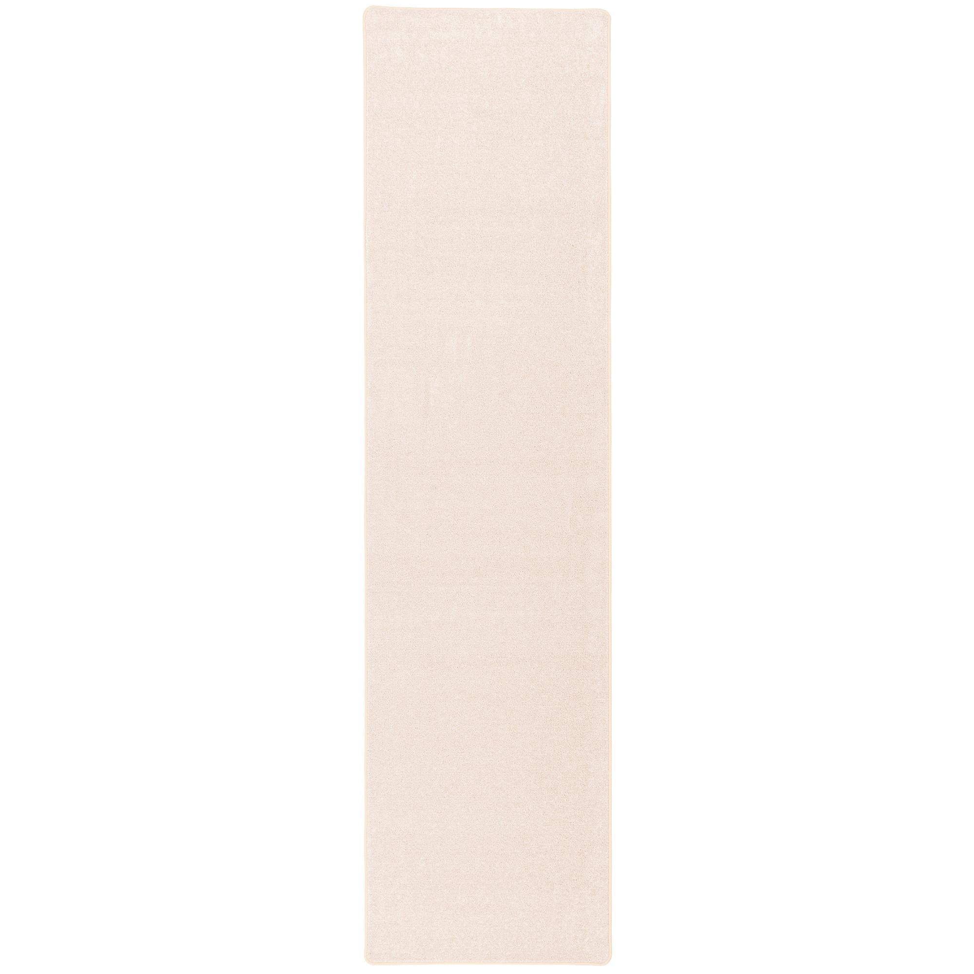 HOCHFLOR VELOURS LÄUFER TEPPICH LUNA - Champagner, Textil (80/400cm) - Snapstyle
