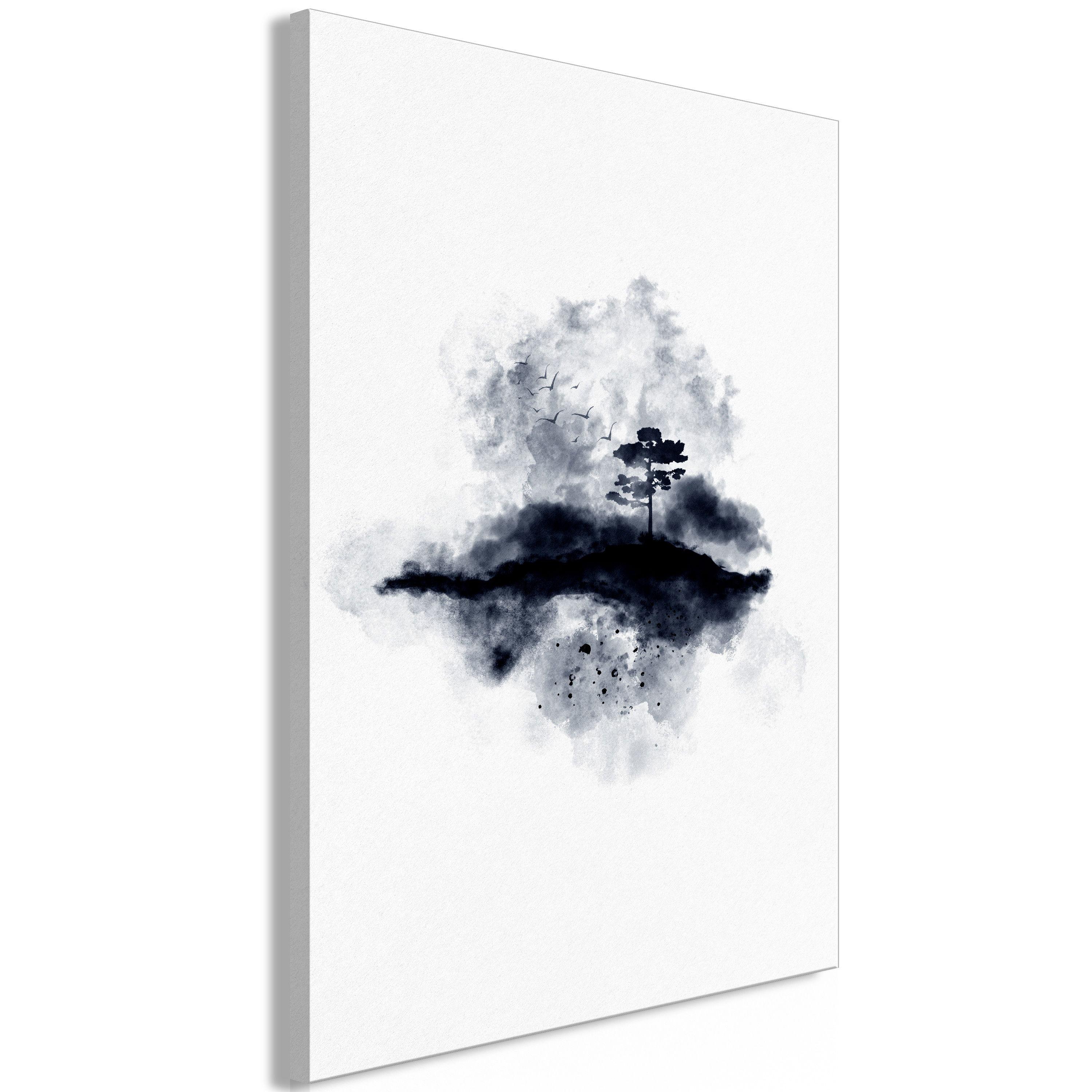 KUNSTDRUCK Schwarz-Weiß 40/60 cm - Schwarz, Textil (40/60cm) - KUNSTLOFT