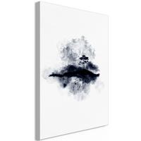 KUNSTDRUCK Schwarz-Weiß 40/60 cm - Schwarz, Textil (40/60cm) - KUNSTLOFT