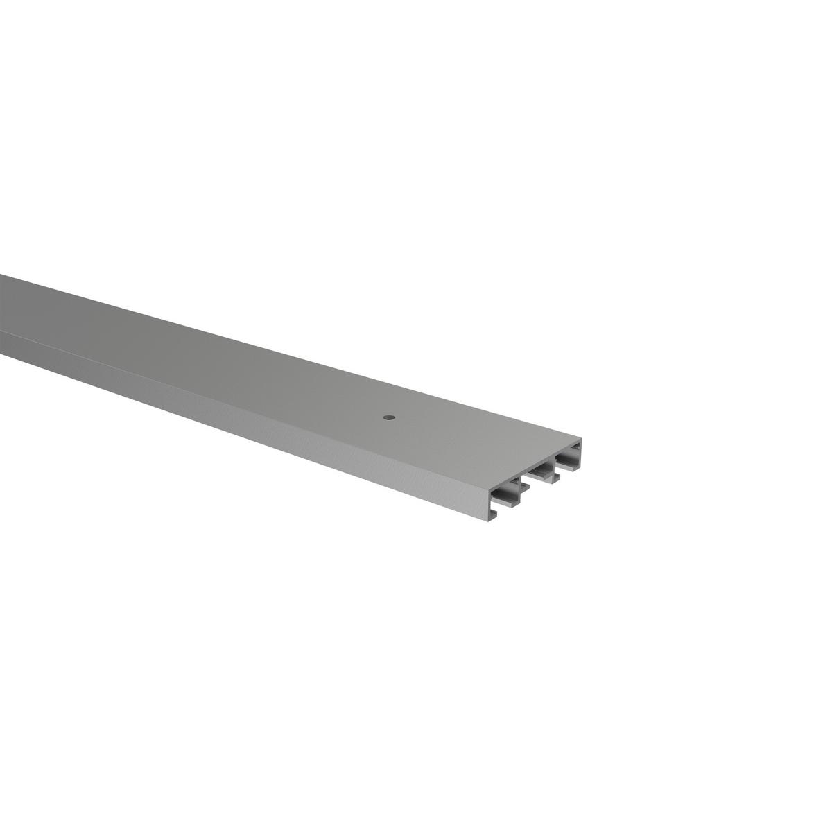 GARDINENSCHIENE / OBJEKTSCHIENE Primax 200 cm, 2-läufig Silbergrau - Silberfarben/Alufarben, Metall (4.3/0.9/200cm) - INTERDECO