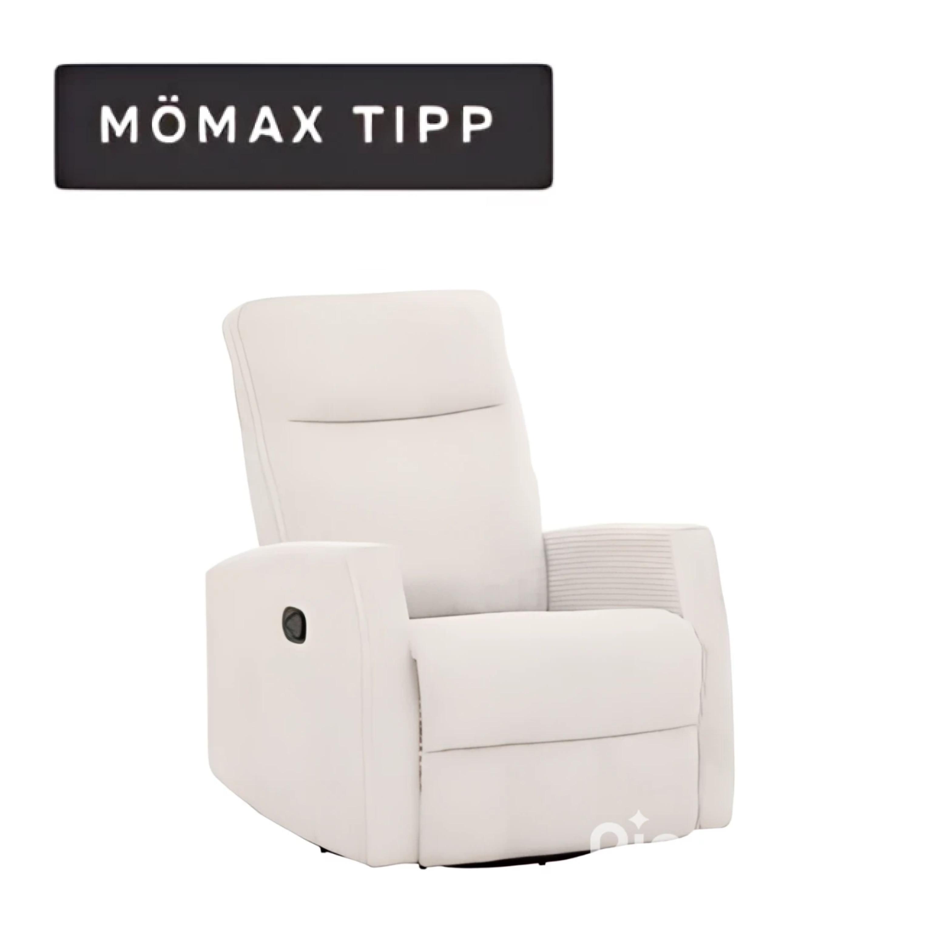 Relaxsessel beige mit Mömax Tipp-Eyecatcher