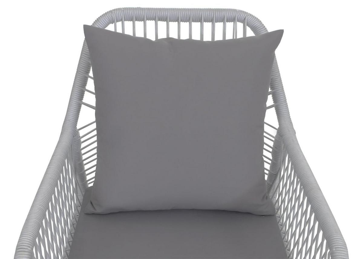 GARTENSTUHL Hellgrau - Hellgrau, Textil (54/81/62cm) - MCW