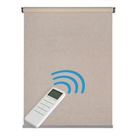 ROLLO motorisiert Beige, 100 x 250 cm - Beige, Kunststoff (100/250cm) - STORESDECO
