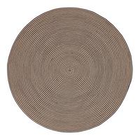 TEPPICH Spirale geflochten rund 200 cm - Braun, Textil (200/200cm) - Homescapes