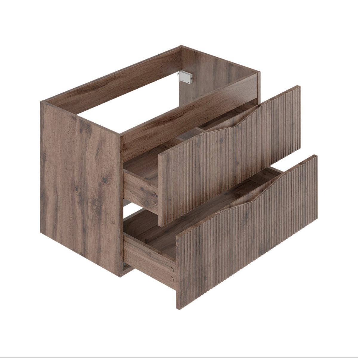 WASCHTISCH 80cm Tao Holz - Braun, Holzwerkstoff (80/50/45.8cm) - Petits-meubles