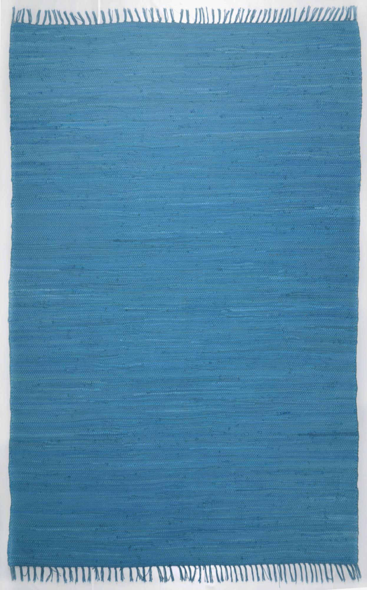 FLECKERLTEPPICH Chindi 70x140 cm - Türkis, Textil (70/140cm) - Rug and Roll