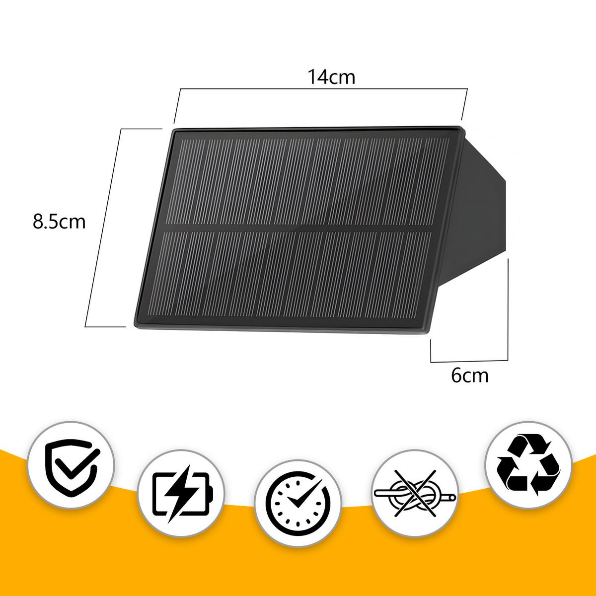 WANDLEUCHTE PYCH 8.5/7.4/14.2 cm - Schwarz, Metall (8.5/7.4/14.2cm) - ZMH