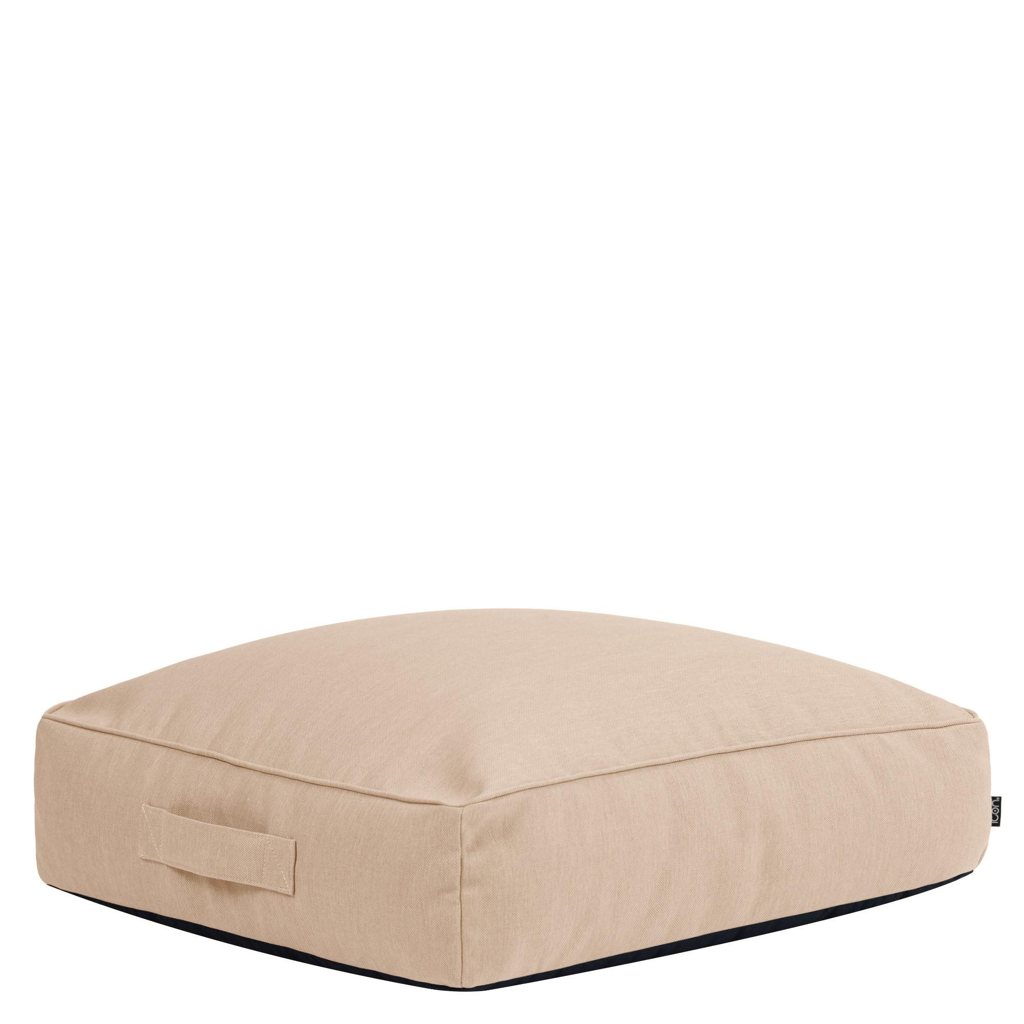BODENKISSEN mit Sitzsackfüllung Solus - Beige, Textil (72/22/72cm) - icon