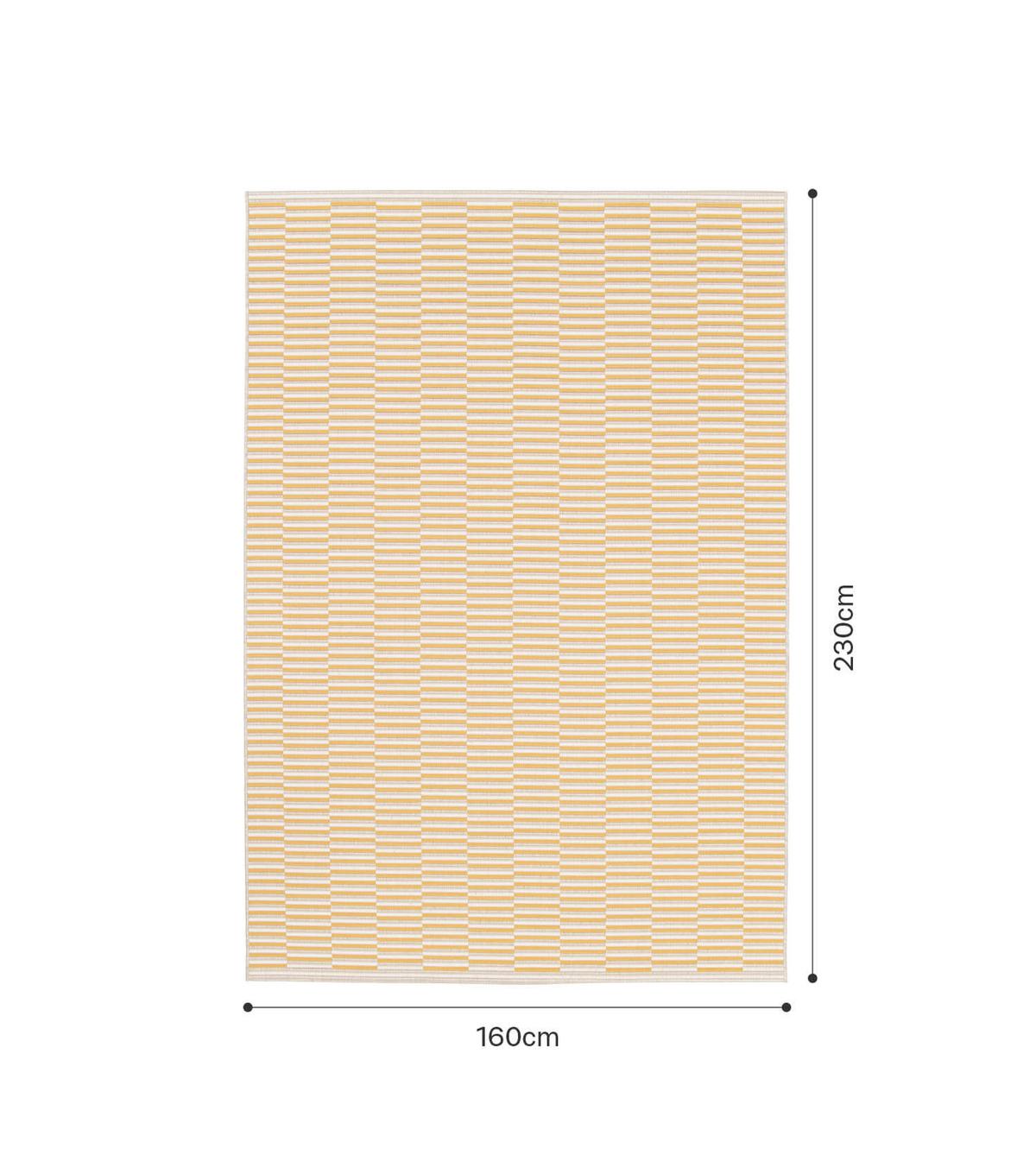 OUTDOORTEPPICH Der Sonnige - Gelb, Kunststoff (160/230cm) - Mokebo