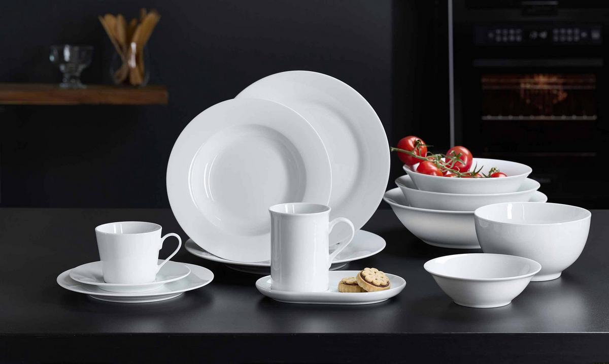 UNTERTELLER Bianco weiß 18 x 12,5 cm 6er Set - Weiß, Keramik (18/12.5/2cm) - Ritzenhoff Breker